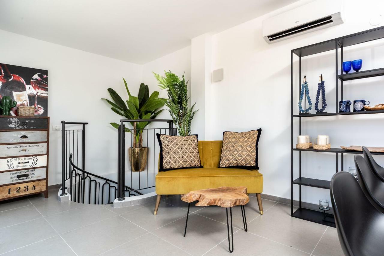 Duplex With Sea View Terrace Above The Flea Market Tel Aviv Eksteriør bilde