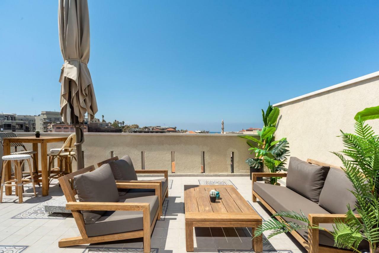 Duplex With Sea View Terrace Above The Flea Market Tel Aviv Eksteriør bilde