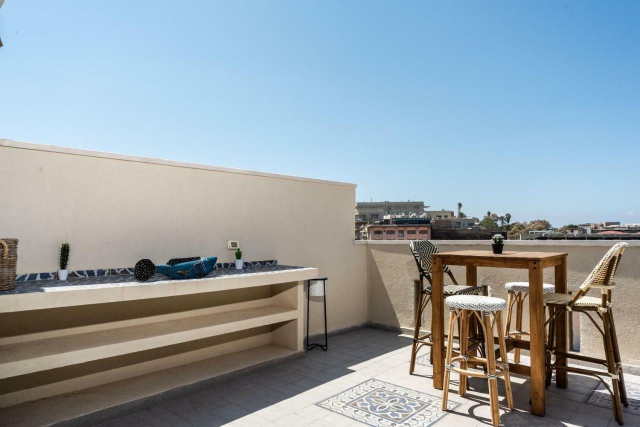 Duplex With Sea View Terrace Above The Flea Market Tel Aviv Eksteriør bilde
