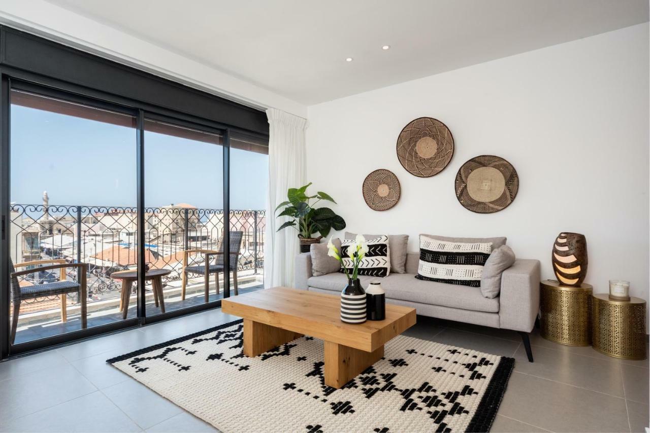 Duplex With Sea View Terrace Above The Flea Market Tel Aviv Eksteriør bilde